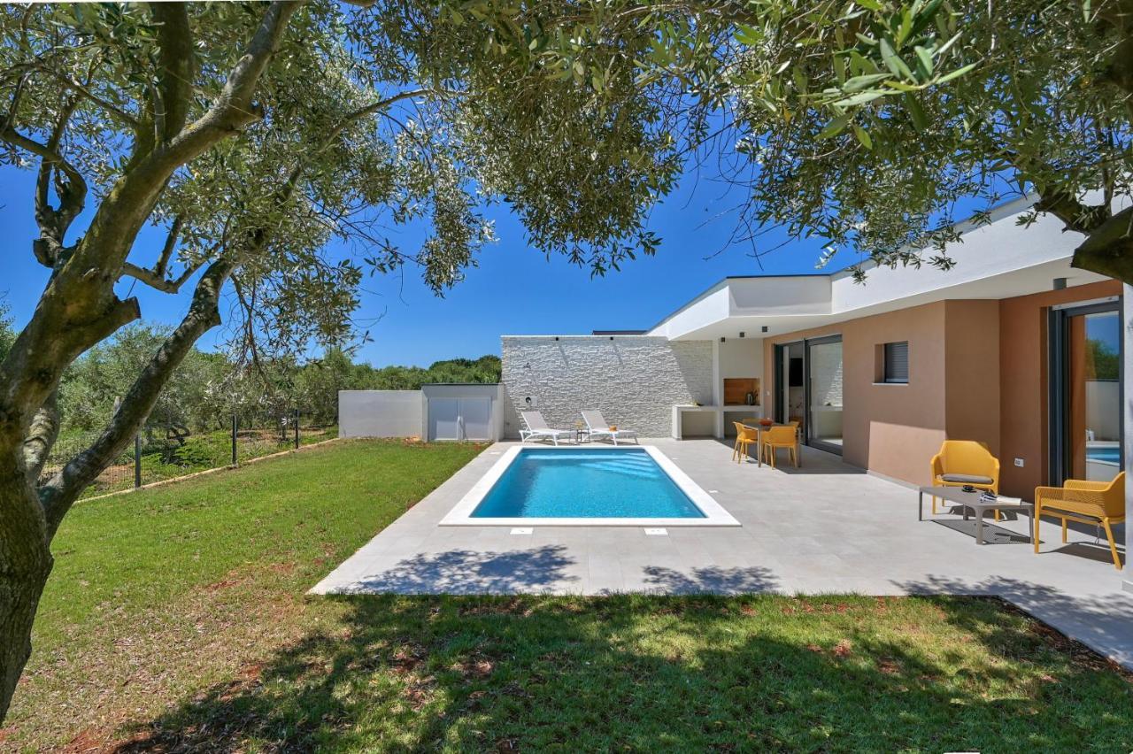 Villa Solis-Modern Villa For A Romantic Retreat, Heated Pool Ližnjan Dış mekan fotoğraf